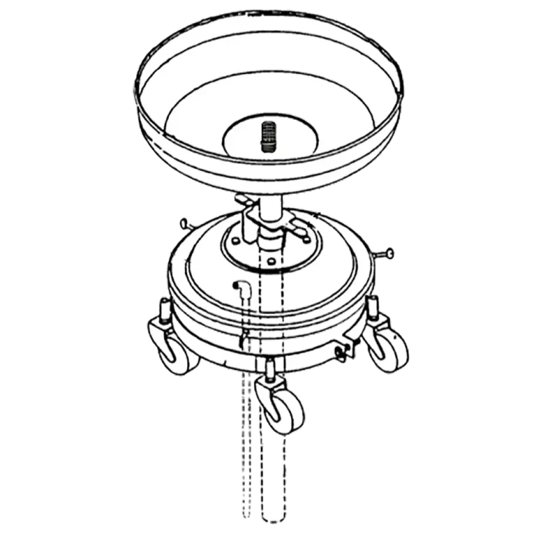 Balcrank 4110-027 Spillguard Drumless Used Oil Drain – 16 Gallon