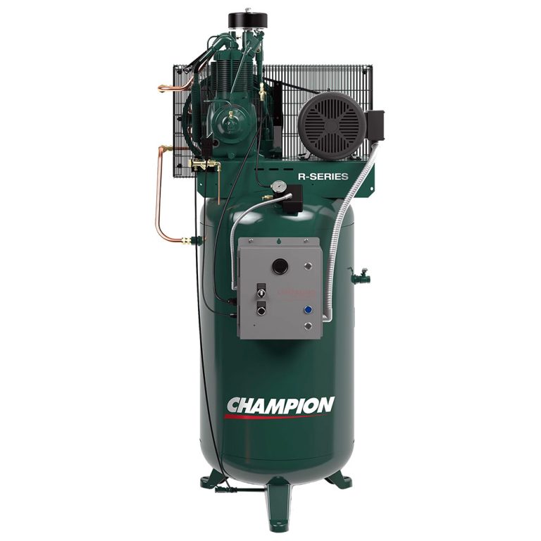Champion VR7F-8 7.5 HP 80-Gallon Vertical Air Compressor - Front View
