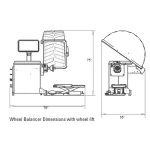 Coats PROBALANCE E900 Diagnostic Wheel Balancer – 800ProE900 - Image 4