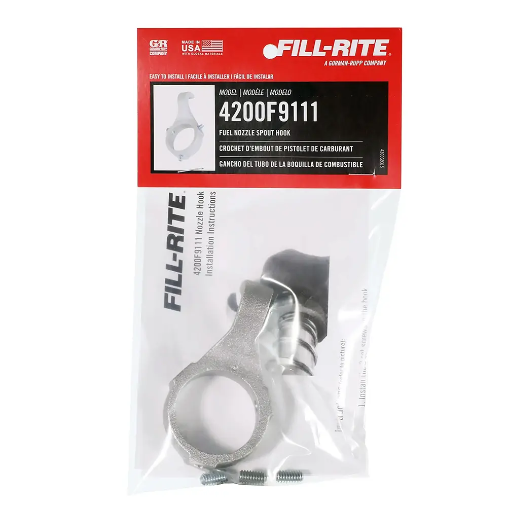 FR_4200f911_NozzleHook-IMG Durable Fill-Rite nozzle spout hook for fueling stations