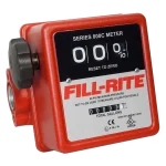 Fill-Rite 807C 3-digit mechanical fuel transfer meter front view