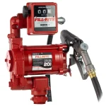 Heavy-duty Fill-Rite FR711VA 20 GPM fuel pump system