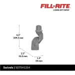 Fill-Rite S075H1314 3/4" Multi-Plane Fuel Transfer Swivel - Image 3