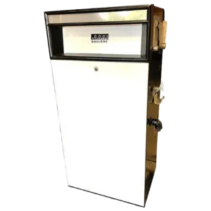 Reconditioned Gasboy 9153AX single-product fuel dispenser with gallons-only computer and single hose.