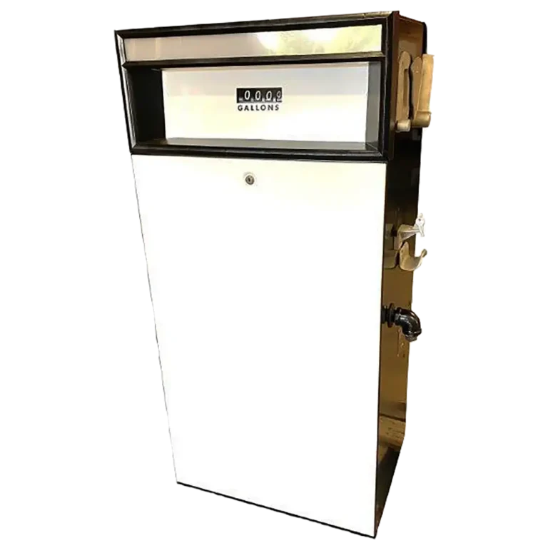 Reconditioned Gasboy 9153AX single-product fuel dispenser with gallons-only computer and single hose.