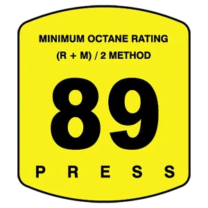 Gilbarco Encore 500S 700S 89 octane overlay ES500S-89