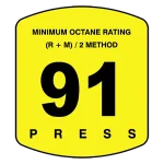 Gilbarco ES500S-91 91 Octane Press to Start Overlay for Encore S dispenser