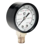 Graco Low Pressure Air Gauge 100960 0-200 psi bottom mount