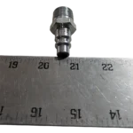 Close-up of the quick-connect nipple end of Graco air line fitting 110196.
