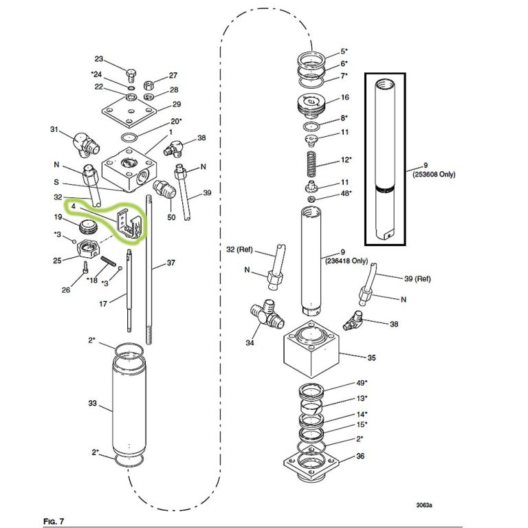 Graco Yoke, Valve Component – Precision Fit Hydraulic Part 189077