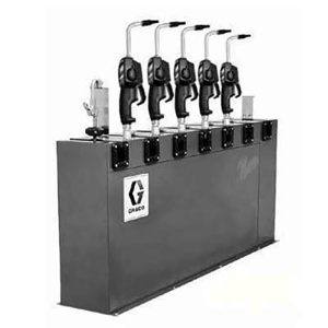 Graco 222629 Six-Station Console with Valve Mounts and Floor Plates