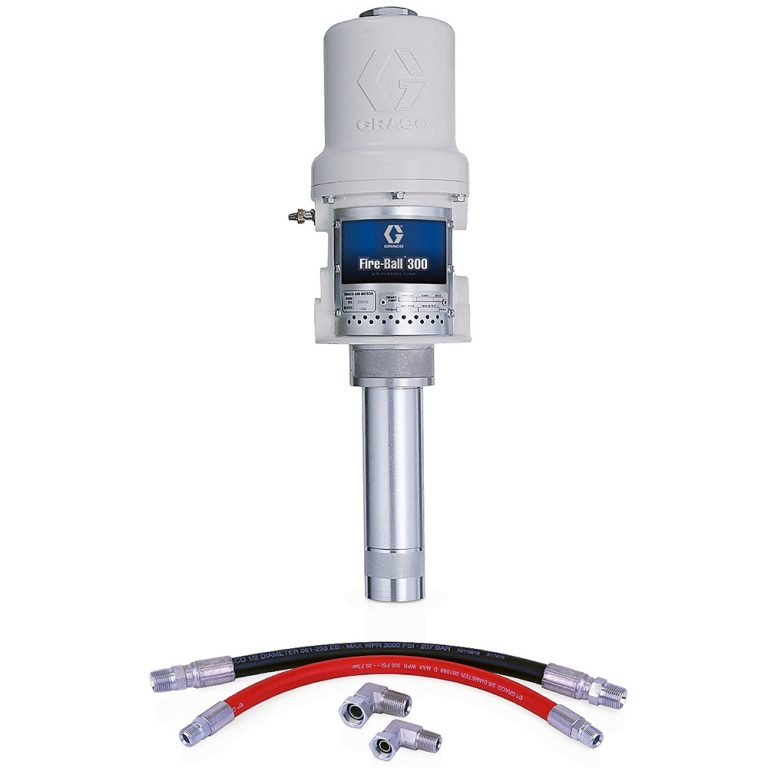 Graco Fire-Ball 300 Series 5:1 Oil Pump with durable aluminum housing