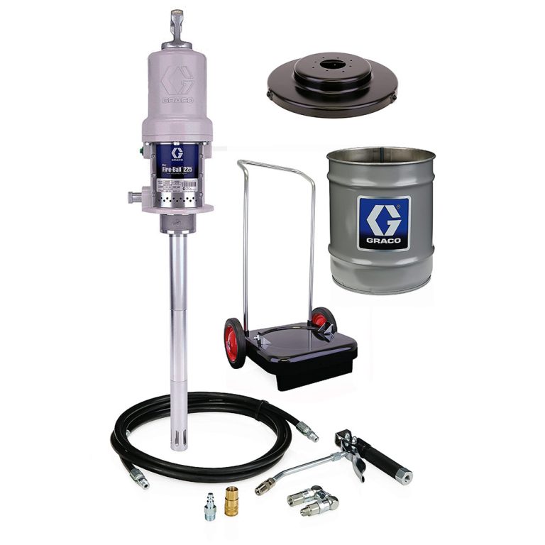 Graco Mini Fire-Ball 225 50:1 Cart-Mounted Grease Pump Package Part 246913