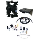 Graco 24E166 Evacuation Pump Package - Husky 1050A (1 in) UL-Listed, Wall Mount Image