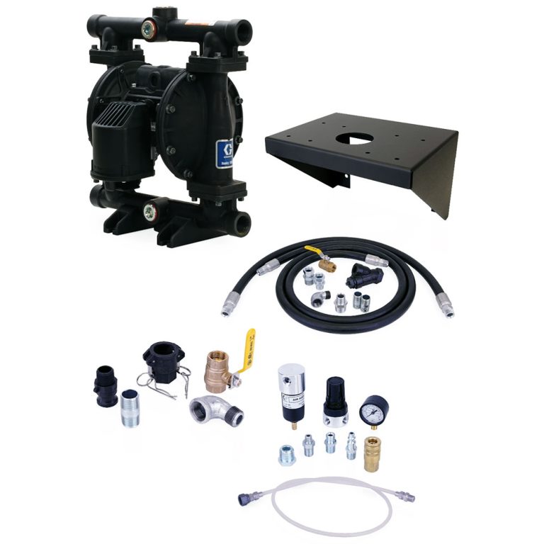 Graco 24E166 Evacuation Pump Package - Husky 1050A (1 in) UL-Listed, Wall Mount Image