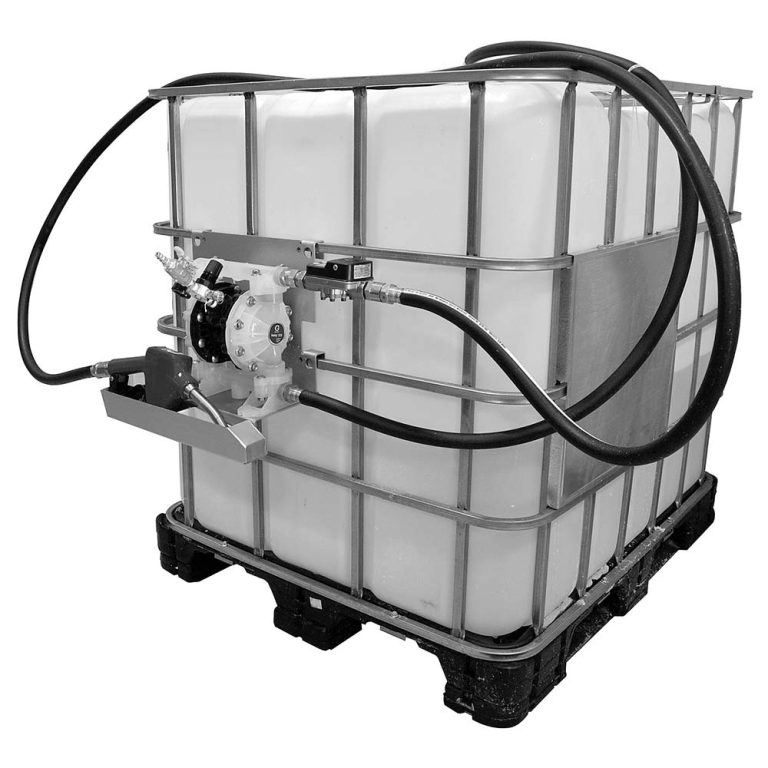 Graco SD Blue DEF Tote Package with 6 ft Suction Hose and Auto Nozzle – Part 24F531