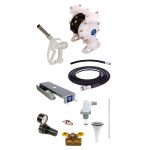 image of Graco SD Blue Drum Package with hose and fittings