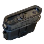 Graco 255197 module battery showing rear housing and connector opening