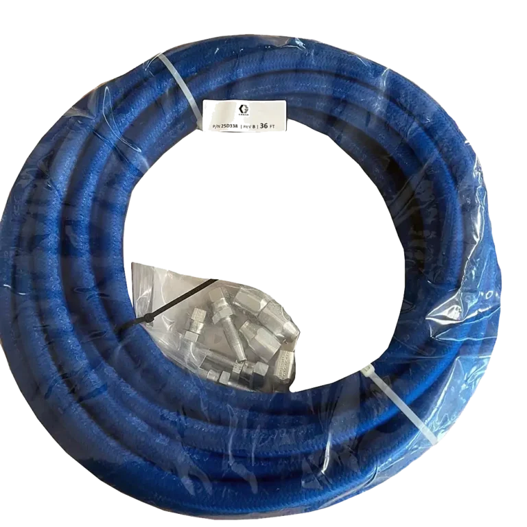 Graco 25D338 36-foot blue 2250 PSI hose kit with connection fittings