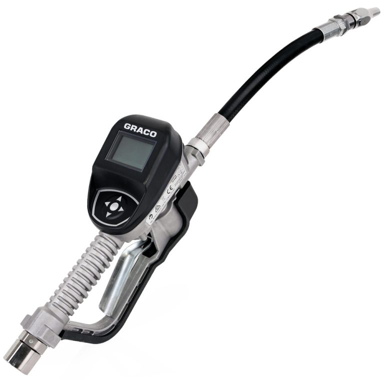 Graco SDM8 Oil Valve Meter 25M406 with LCD display and flexible extension