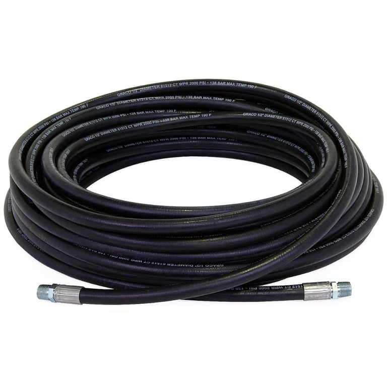 Graco Replacement Oil Hose 50 ft x 1/2 in Red – PN 26C122