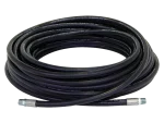 Graco 26C124 100 ft coupled hose assembly coiled for industrial fluid transfer