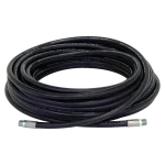 Graco 26C124 100 ft coupled hose assembly coiled for industrial fluid transfer