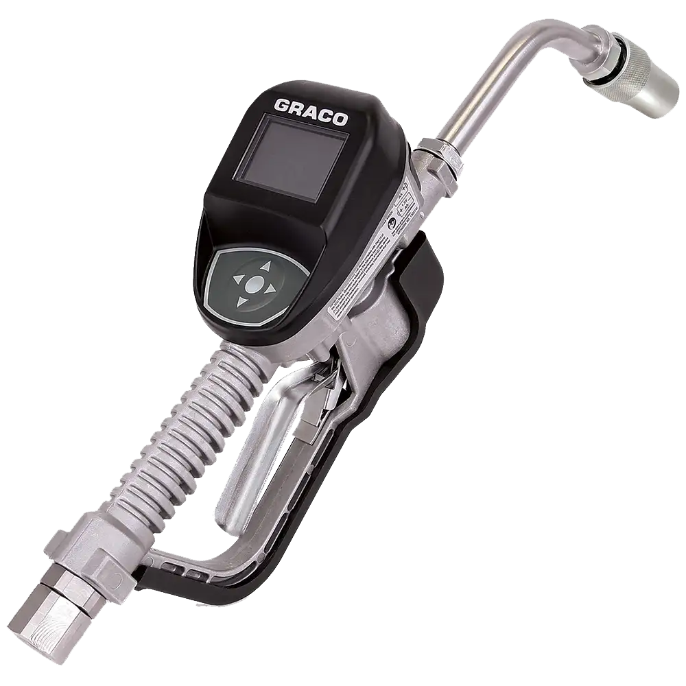 GR_26C356_IMG Graco SDP18 electronic preset oil and antifreeze meter with rigid extension