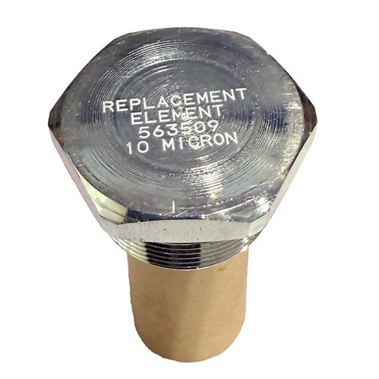 Graco 563509 End Plug Filter Assembly with 10-micron element for in-line oil filters