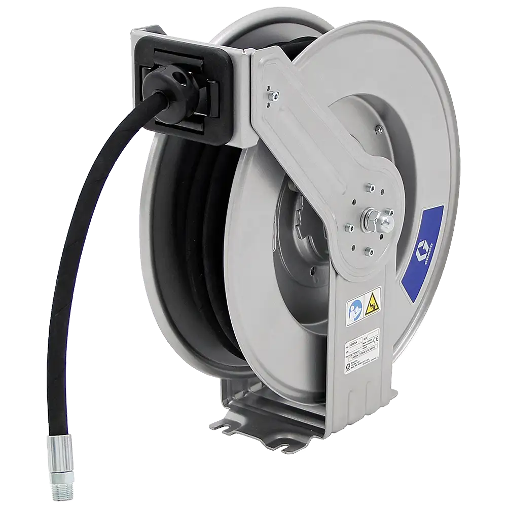 GR_HEH006_IMG Graco LDX Series 3/8 in x 50 ft Grease Hose Reel HEH006