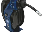 Metallic blue Graco XD30 grease hose reel with 1/2 in. x 50 ft. hose, HSHC5B