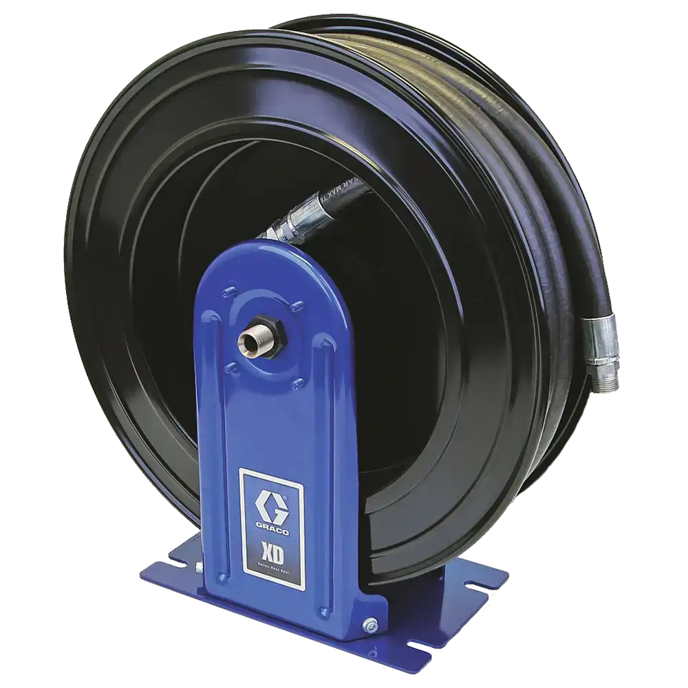 GR_HSMCFB_IMG Graco XD30 Oil Hose Reel HSMCFB metallic blue