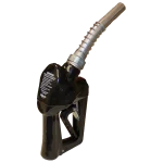 Husky XS 159503-04 black 3/4 inch diesel fuel nozzle with hold open clip