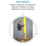 Yellow Bollard Cover 6" PPP-YL-06-060-S - Image 4