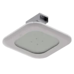 LSI Scottsdale CRUSX LED canopy light with white housing and standard mounting bracket