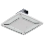 LSI SCVX LED canopy light with slim die-cast housing for petroleum station lighting