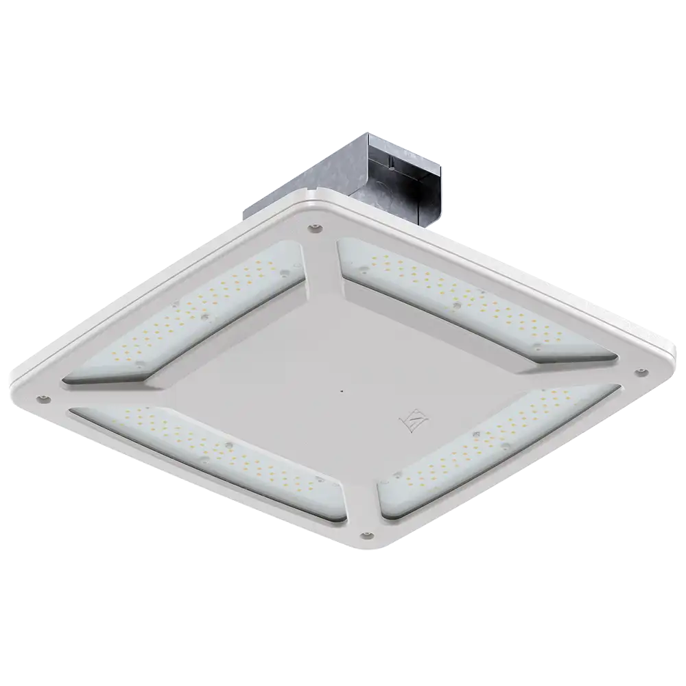 LSI_SCVX_IMG5 LSI SCVX LED canopy light with slim die-cast housing for petroleum station lighting