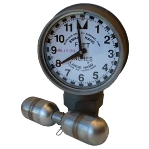 Morrison Brothers 818 mechanical clock gauge with standard float