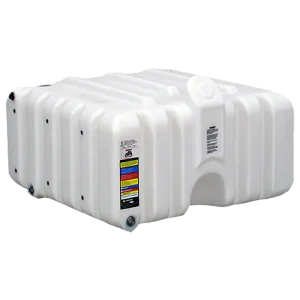 Rhino-Tuff RTT-1110 80 gallon stackable HDPE fluid storage tank