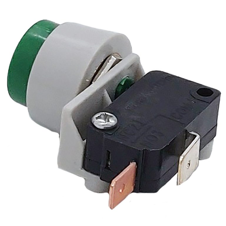 P1483 limit switch installed in Rotary 2‑post lift overhead box