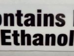 Decal, Contains No Ethanol