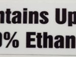 Decal, Contains Up To 10% Ethanol